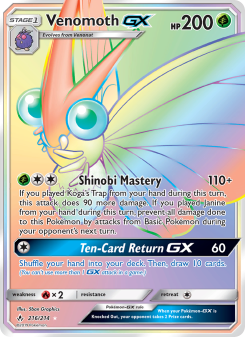 Venomoth GX UNB 216