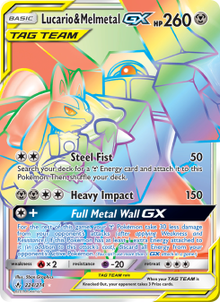 Lucario & Melmetal GX UNB 224