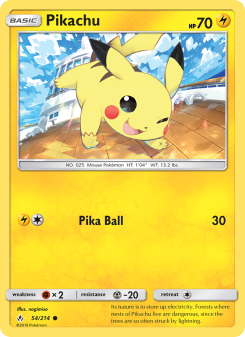 Pikachu UNB 54