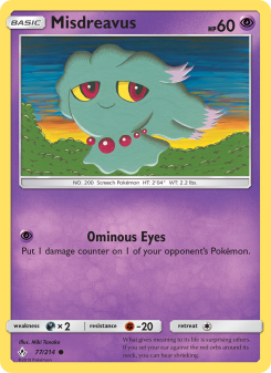 Misdreavus UNB 77