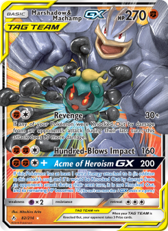 Marshadow & Machamp GX UNB 82