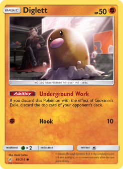 Diglett UNB 85