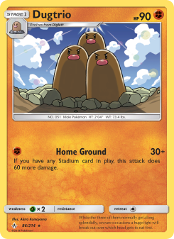 Dugtrio UNB 86