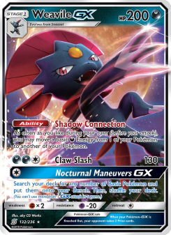 Weavile GX UNM 132