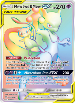 Mewtwo & Mew GX UNM 242