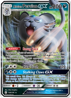 Alolan Persian GX CEC 129