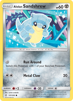 Alolan Sandshrew CEC 137