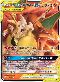 Charizard & Braixen GX CEC 22