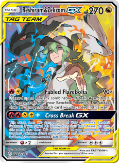 Reshiram & Zekrom GX CEC 222