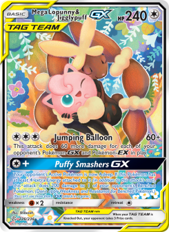 Mega Lopunny & Jigglypuff GX CEC 226