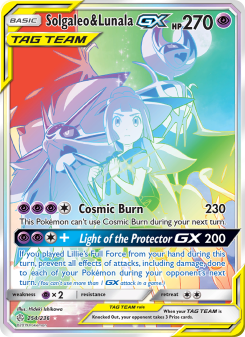 Solgaleo & Lunala GX CEC 254