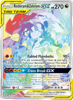 Reshiram & Zekrom GX CEC 259