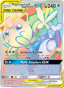 Mega Lopunny & Jigglypuff GX CEC 261