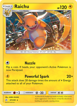 Raichu CEC 67