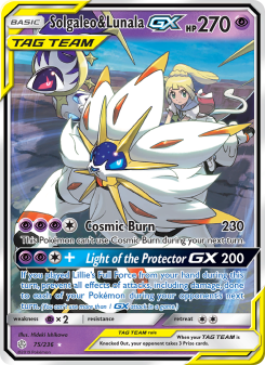 Solgaleo & Lunala GX CEC 75