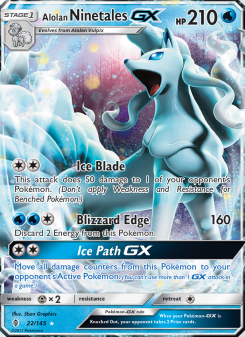 Alolan Ninetales GX GRI 22