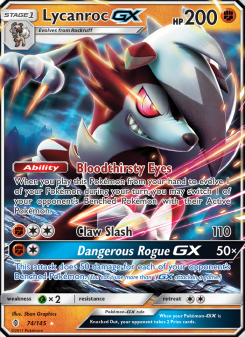 Lycanroc GX GRI 74