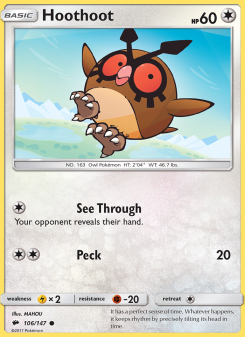 Hoothoot BUS 106