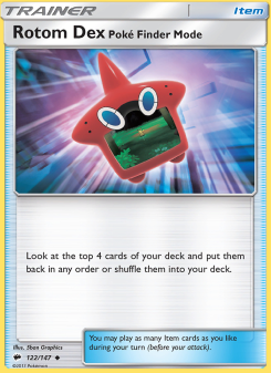 Rotom Dex—Poké Finder Mode BUS 122