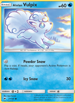 Alolan Vulpix BUS 27