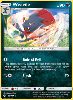 Weavile BUS 86