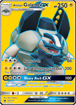 Alolan Golem GX CIN 102