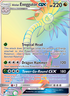 Alolan Exeggutor GX CIN 118