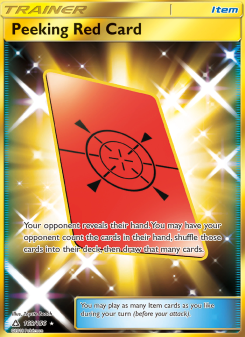 Peeking Red Card UPR 169