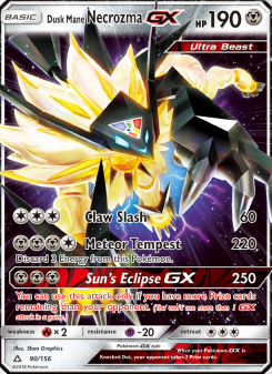 Dusk Mane Necrozma GX UPR 90