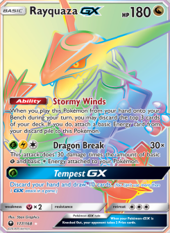 Rayquaza GX CES 177