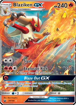 Blaziken GX CES 28