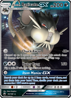 Alolan Raticate GX CES 85