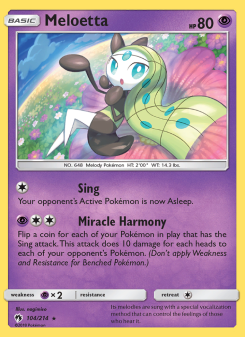 Meloetta LOT 104