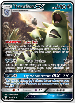 Tyranitar GX LOT 121
