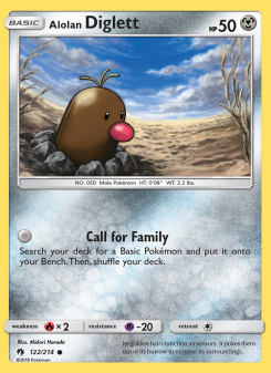 Alolan Diglett LOT 122