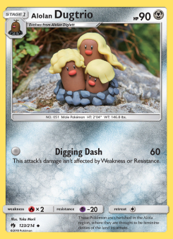 Alolan Dugtrio LOT 123