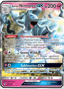 Alolan Ninetales GX LOT 132