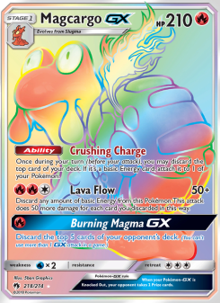 Magcargo GX LOT 218