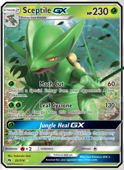 Sceptile GX LOT 22
