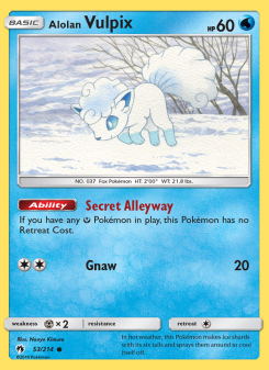 Alolan Vulpix LOT 53