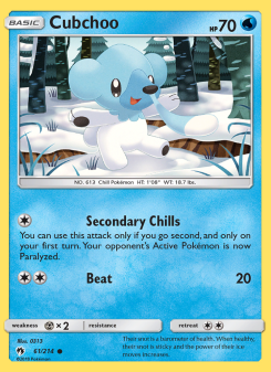 Cubchoo LOT 61