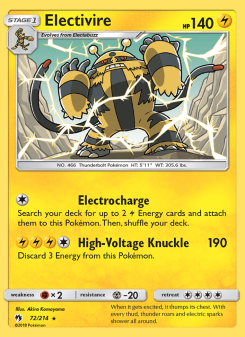Electivire LOT 72