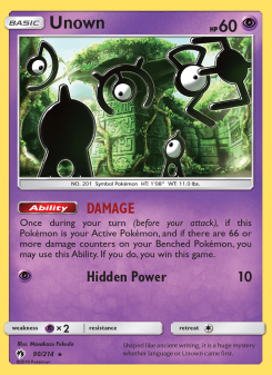 Unown LOT 90