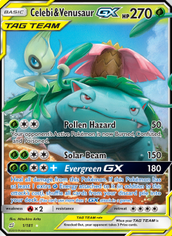 Celebi & Venusaur GX TEU 1