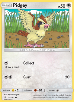 Pidgey TEU 121
