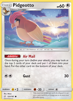 Pidgeotto TEU 123