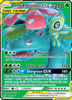 Celebi & Venusaur GX TEU 159