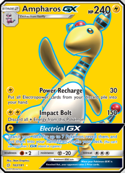 Ampharos GX TEU 163