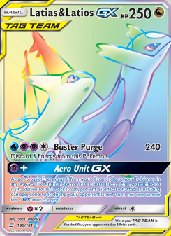 Latias & Latios GX TEU 190