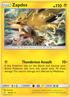 Zapdos TEU 40